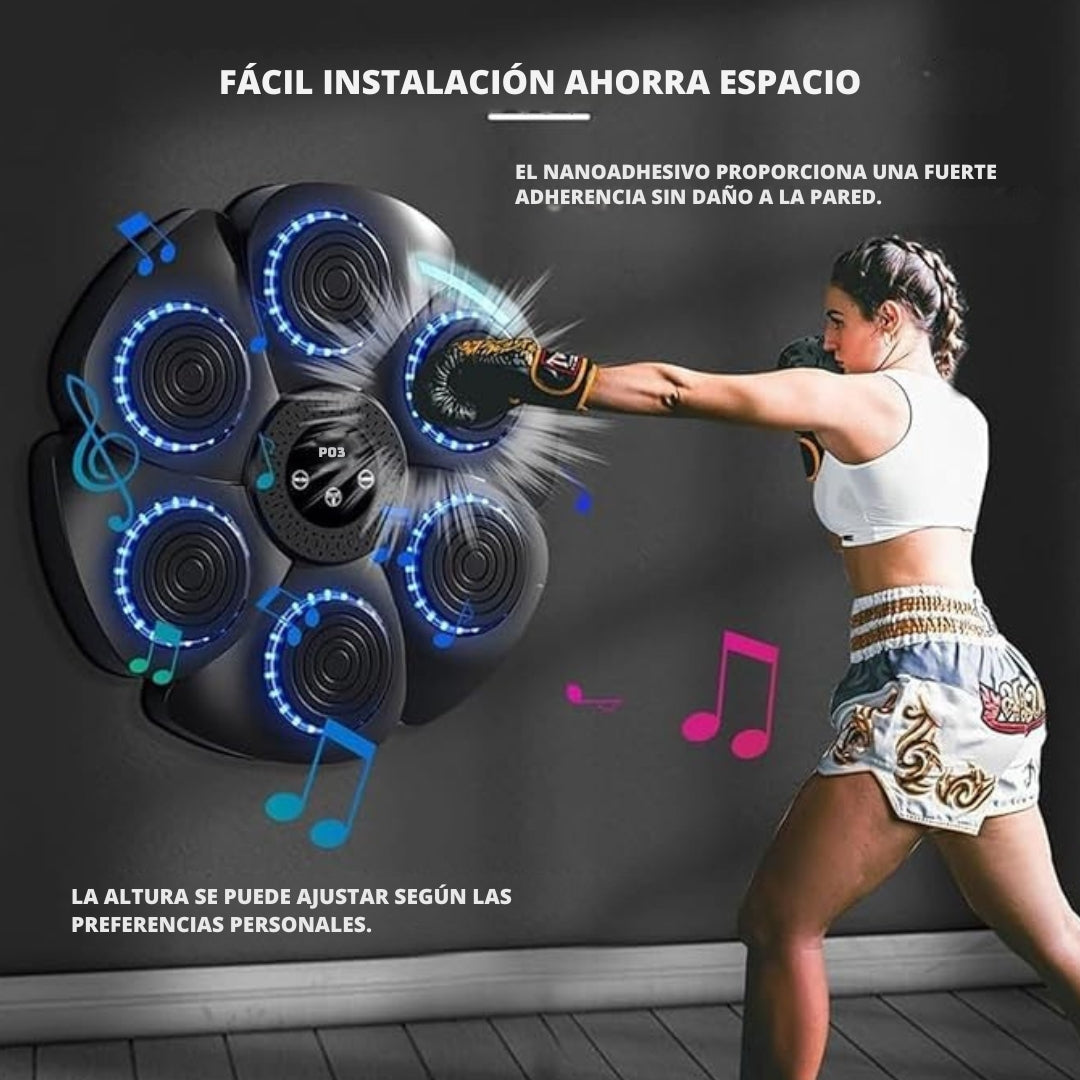 🔥 MÁQUINA DE BOXEO MUSICAL SMART FOCUS - ENTRENAMIENTO EN CASA