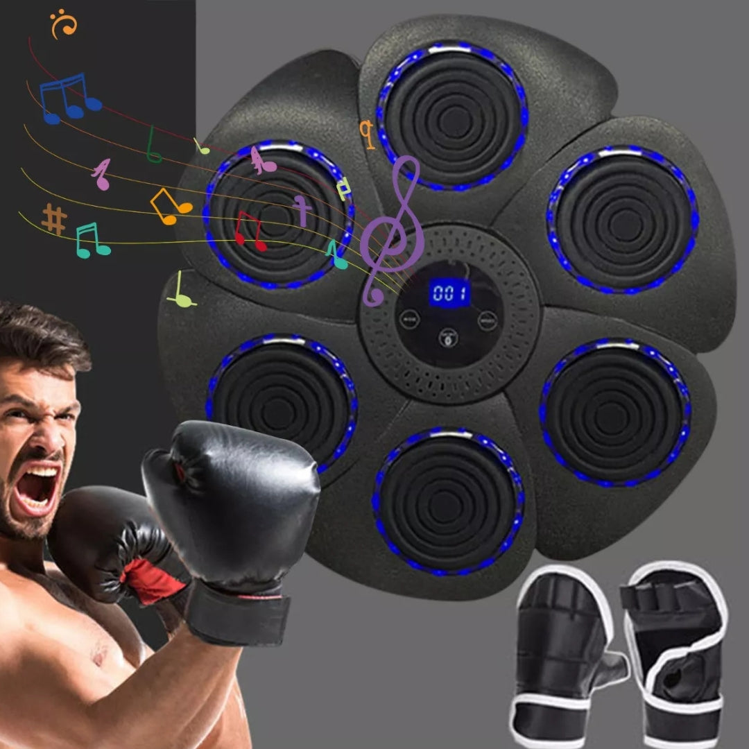 🔥 MÁQUINA DE BOXEO MUSICAL SMART FOCUS - ENTRENAMIENTO EN CASA